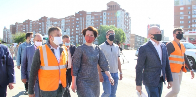 Оксана Фадина проехала по Ленинским местам