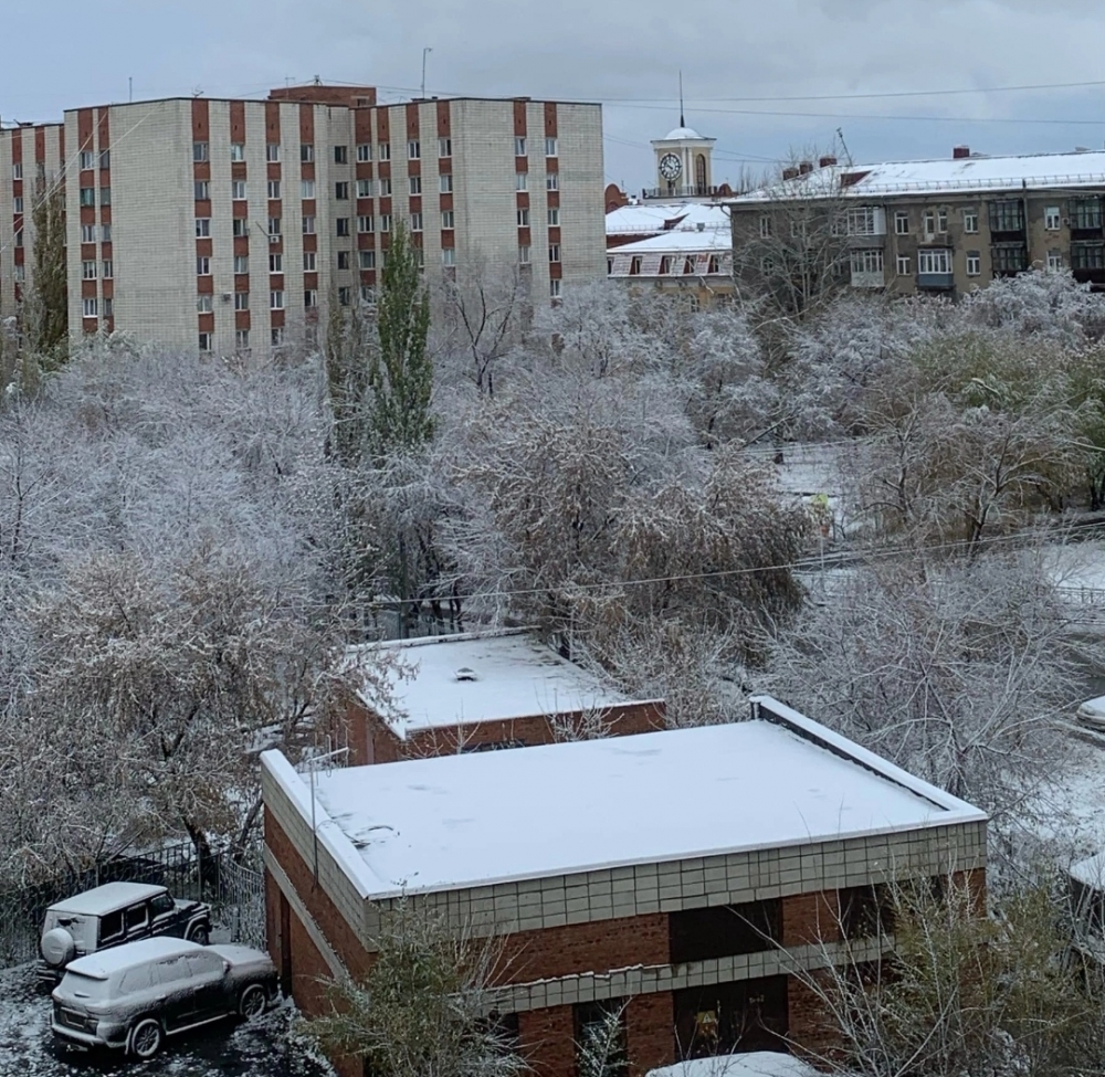 В среду Омск снова накроет снег