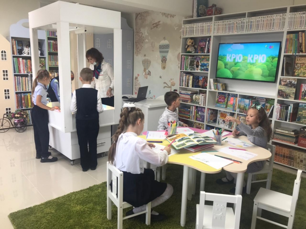 В Лузино открылась библиотека нового поколения