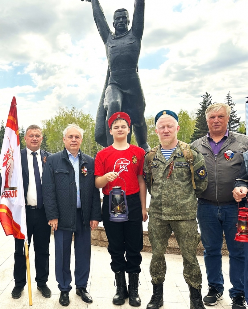 Омский район поддержал всероссийскую акцию «Храним огонь Победы»