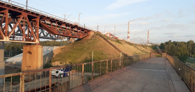 Тихо и незаметно ввели в эксплуатацию новый ж/д мост через Омь