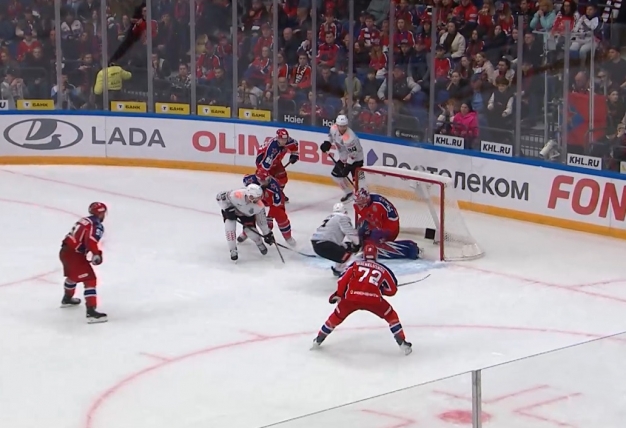 «Авангард» vs ЦСКА, матч №3: Двухсотая шайба Окулова в КХЛ стала победной