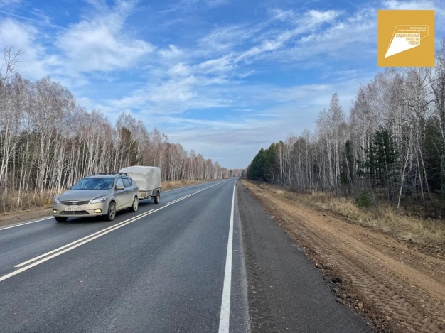 Самый проблемный участок дороги к знаменитым омским пяти озерам приняли после ремонта 