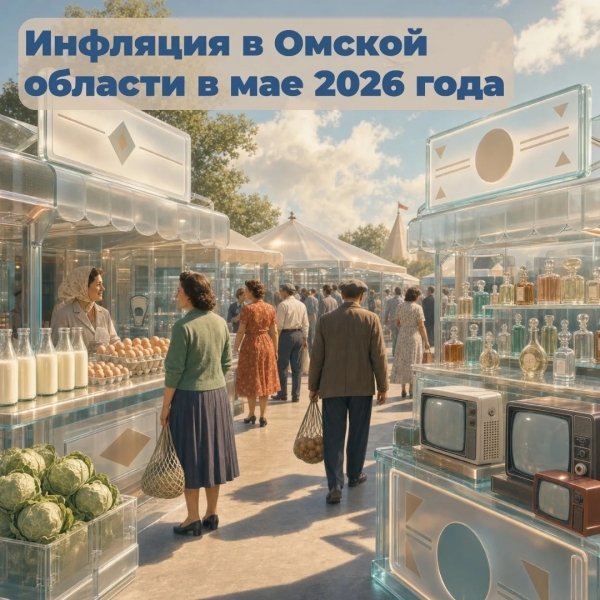 Годовая инфляция в Омской области по итогам мая замедлилась до 4,1%