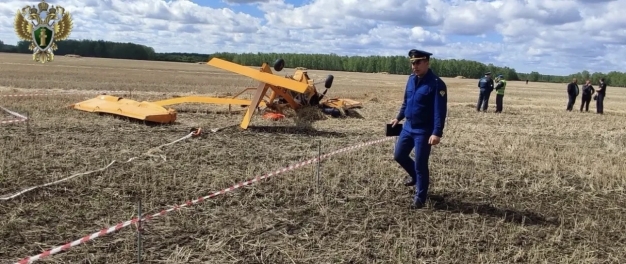 Росавиация: причиной падения самолёта под Омском стал открывшийся капот 