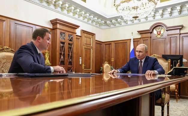 Виталий Хоценко: «Доложил нашему Президенту Владимиру Владимировичу Путину о работе, которую ведем в Омской области по привлечению инвестиций»