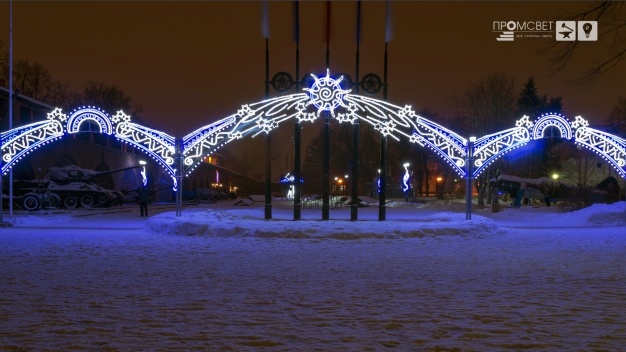 В омском парке появится многометровая иллюминация «Принцесса»