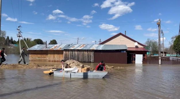 «В Омской области затоплено  648 жилых домов»