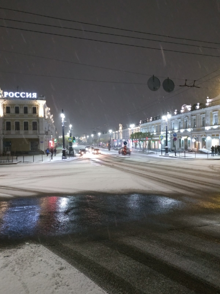 В Омск пришла зима 