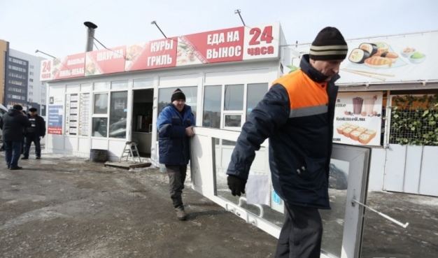 Центральный округ Омска избавляется от незаконных рынков