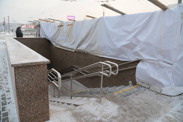 Сергей Шелест: «Вход в подземный пешеходный переход со стороны Торгового центра "Омский" будет перекрыт»