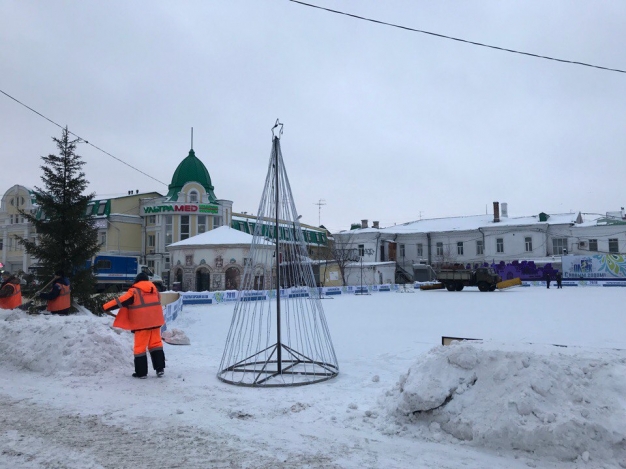 В Омске в канун нового года на улице Бударина откроется каток