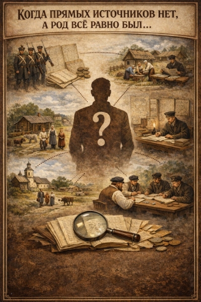 Когда прямых источников нет, а род всё равно был...