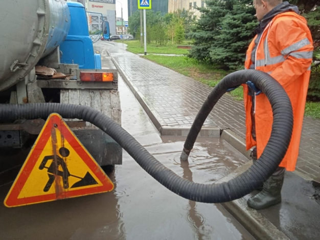 Когда на Омск опустилось 8 сантиметров воды