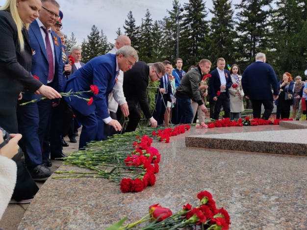 Традиционно встречаю День Победы в Омске