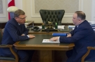 Врио губернатора Бурков и руководитель налоговой Репин обсудили бегство бизнеса из Омска