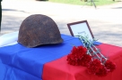 В Омском районе прошло торжественное перезахоронение бойца, погибшего в Великую Отечественную