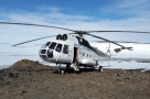 В Тарском районе вынужденную посадку совершил вертолёт с вахтовиками