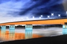 Подсветка Ленинградского моста будет работать в нескольких режимах