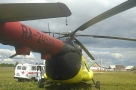 Медицинская авиация Омской области пополнилась еще одним вертолетом Ми-8
