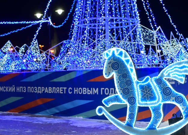 ОНПЗ стал победителем смотра-конкурса на лучшее новогоднее оформление Омска