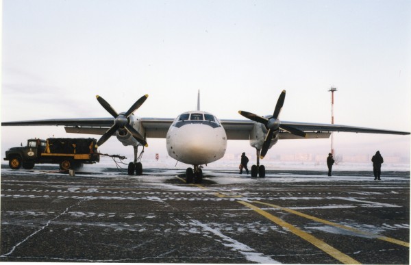 Единственный Ан-24РВ авиакомпании «Омскавиа», который она эксплуатировала в начале 2000-х годов на направлении Омск–Нижневартовск