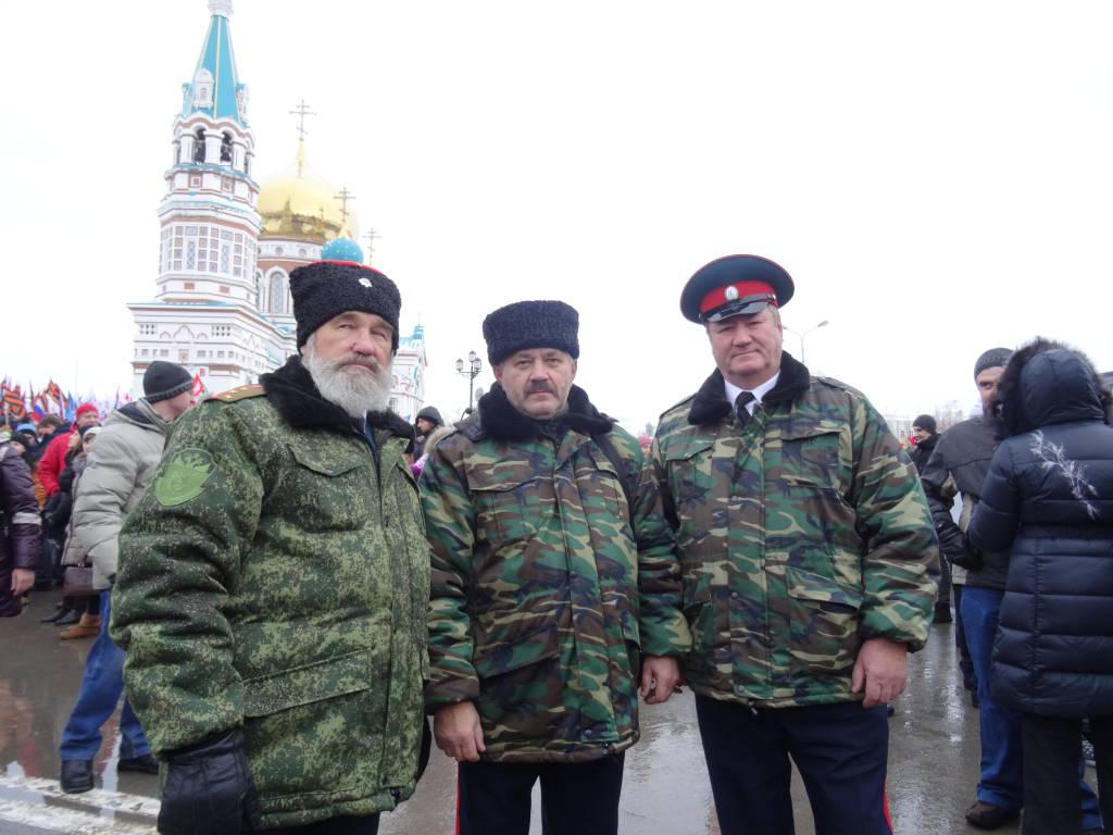 На Дне народного единства на Соборной площади Омска в 2016 году