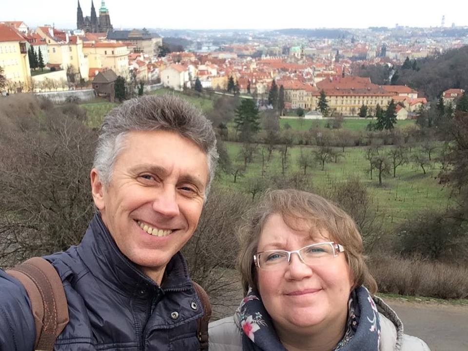 Сергей и Нина Костаревы в Праге